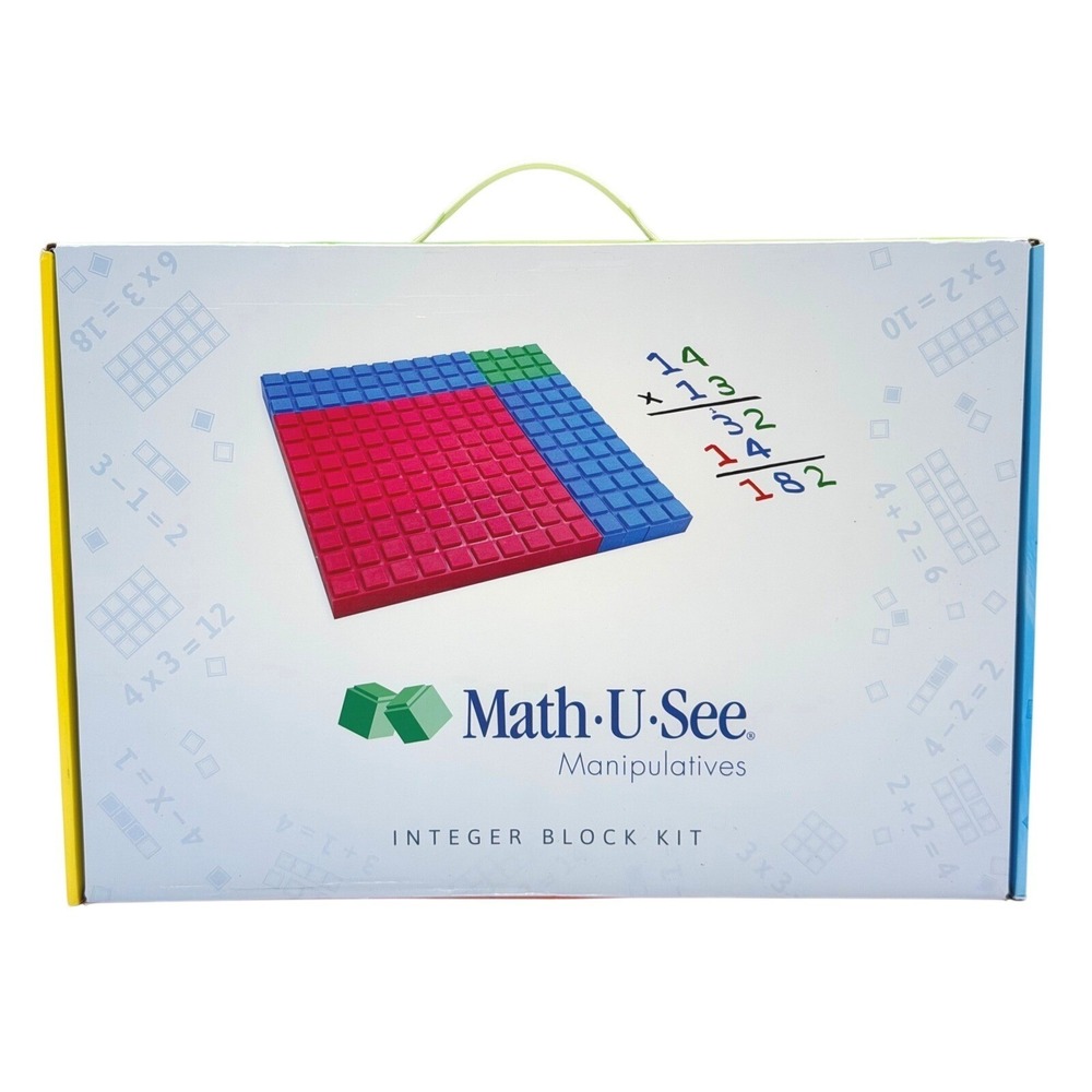 Math-U-See Integer Block Kit Manipulatives Educational Math Tool Homeschool Set